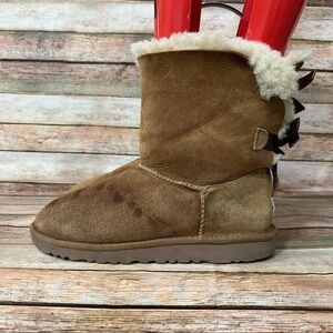 Uggs Brown Bailey Bow Boots